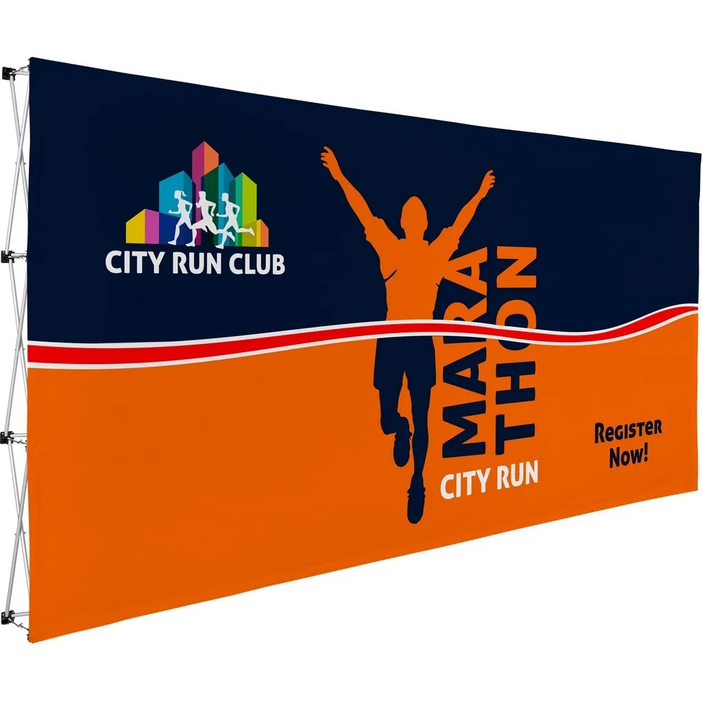 Legend Straight Banner Wall 4.45 X 2.25m