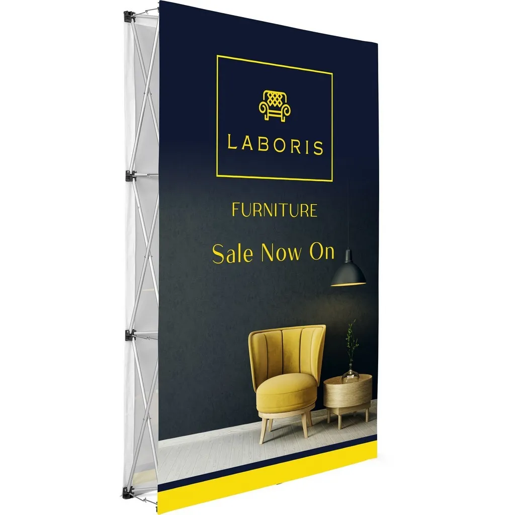 Double Sided Straight Banner Wall 1.52 X 2.25m