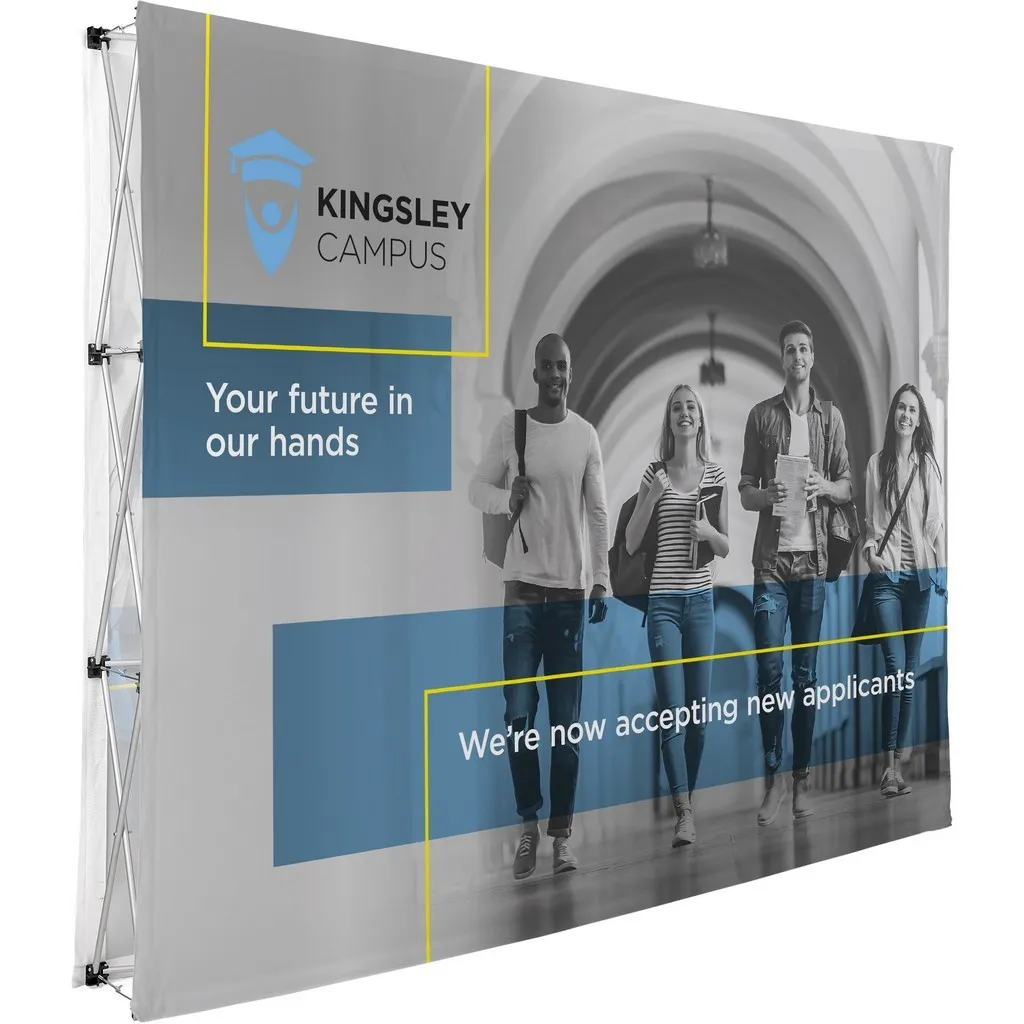 Double Sided Straight Banner Wall 3 X 2.25m