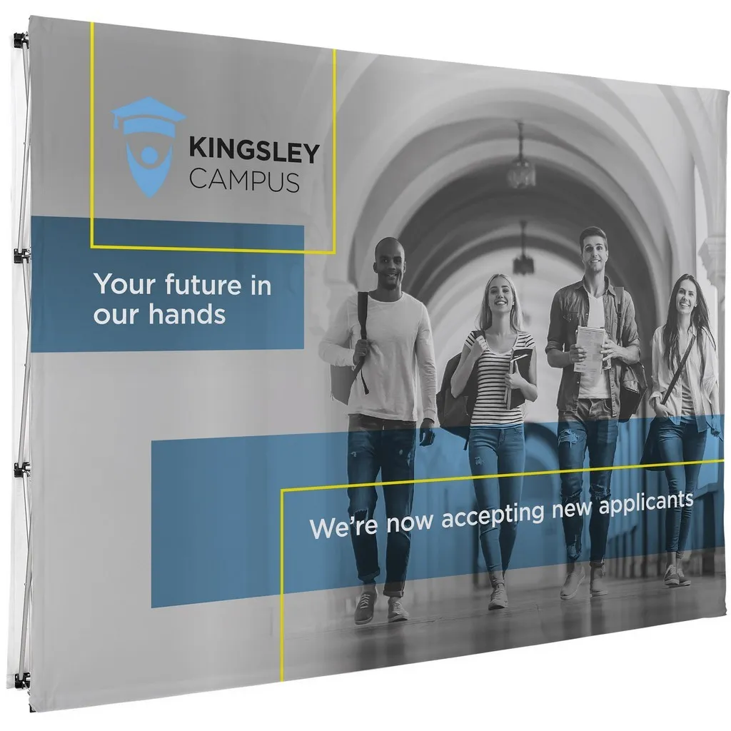 Double Sided Straight Banner Wall 3 X 2.25m