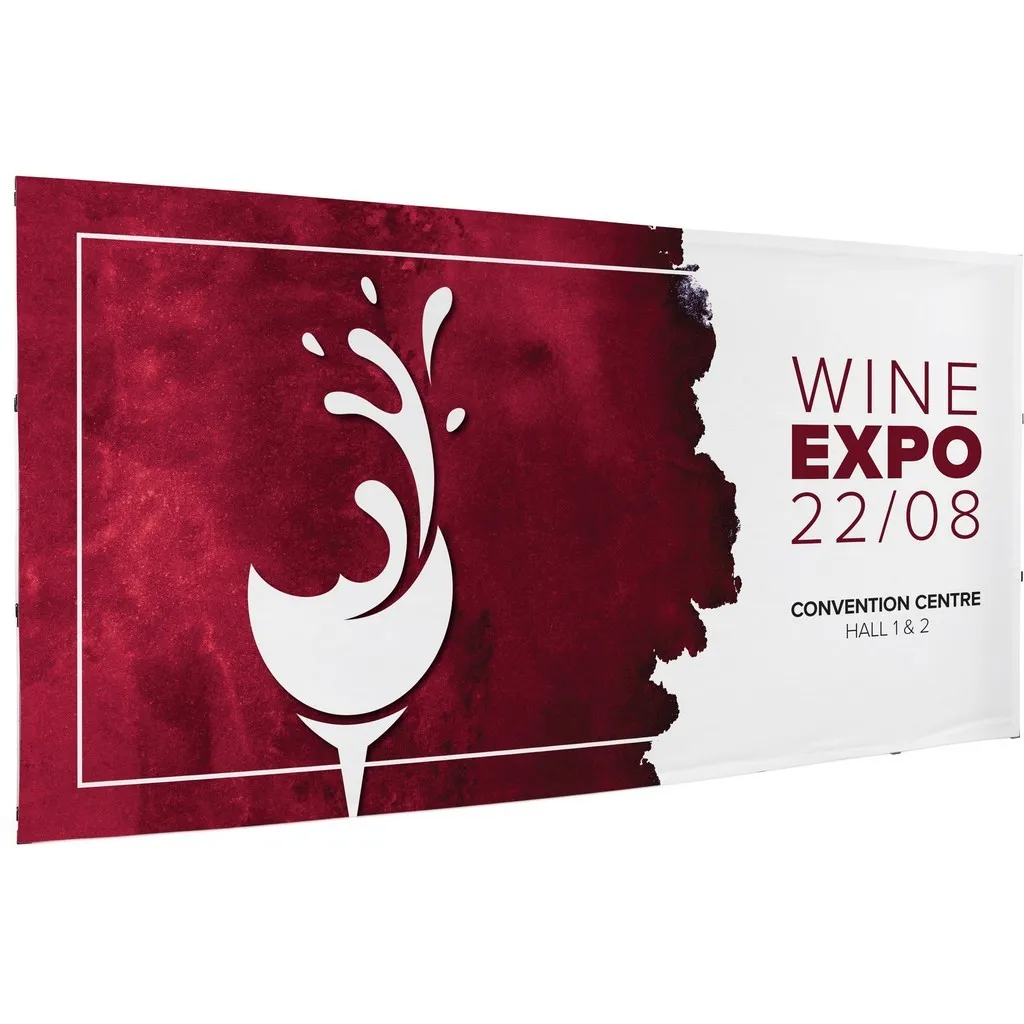 Double Sided Straight Banner Wall 4.45 X 2.25m