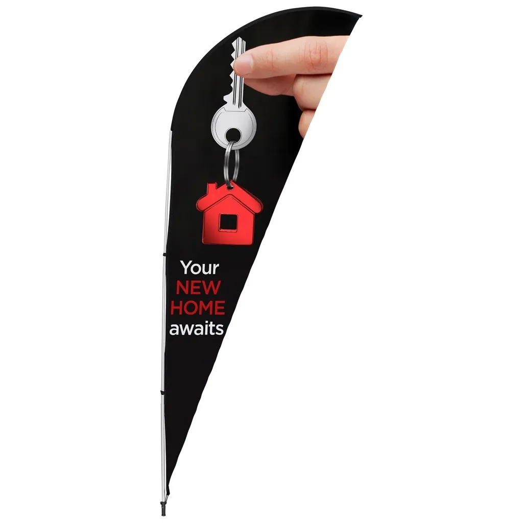 2m Sharkfin Single Sided Flying Banner