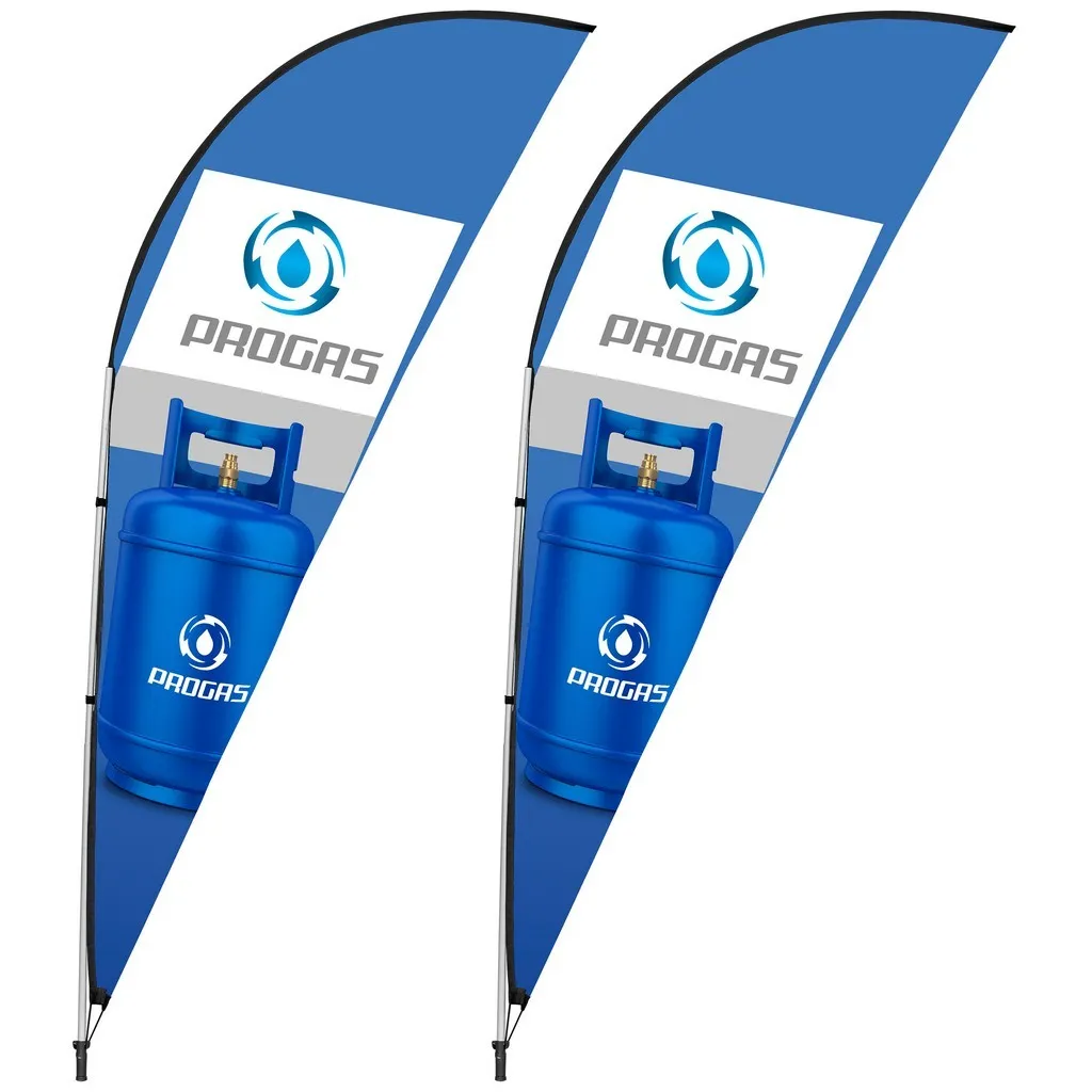 3m Sharkfin Single Sided Flying Banner