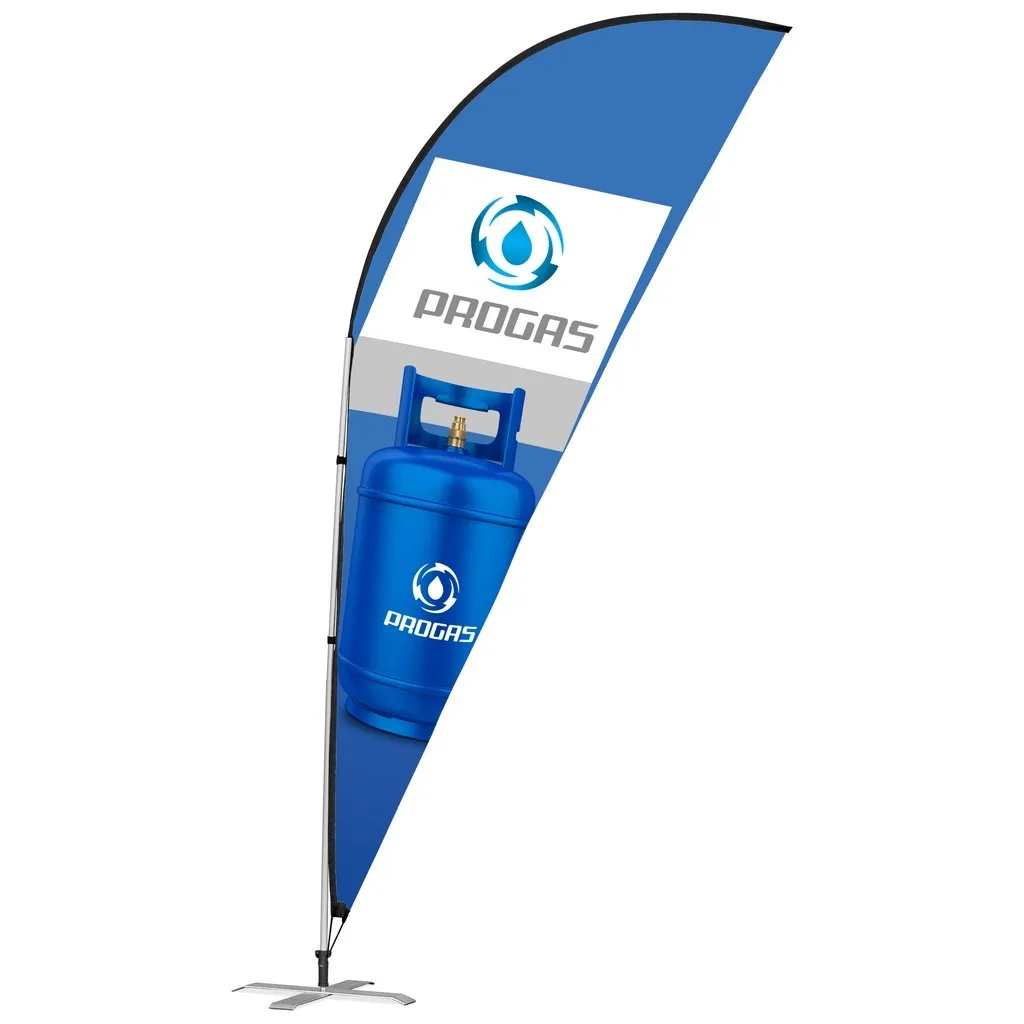 3m Sharkfin Single Sided Flying Banner