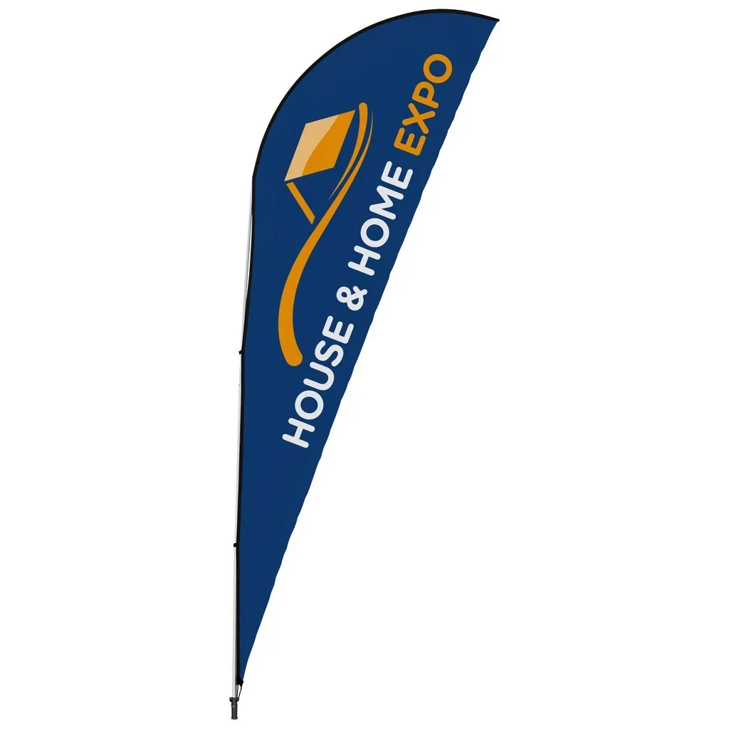 4m Sharkfin Single Sided Flying Banner