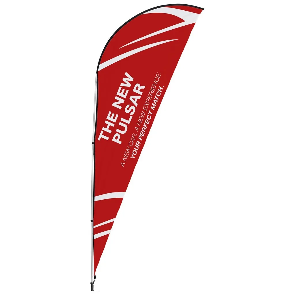 2m Sharkfin Double Sided Flying Banner