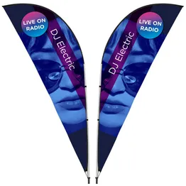 3m Sharkfin Double Sided Flying Banner