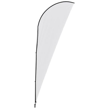 4m Sharkfin Double Sided Flying Banner