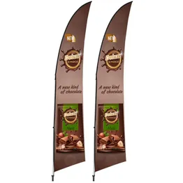 3m Arcfin Single Sided Flying Banner