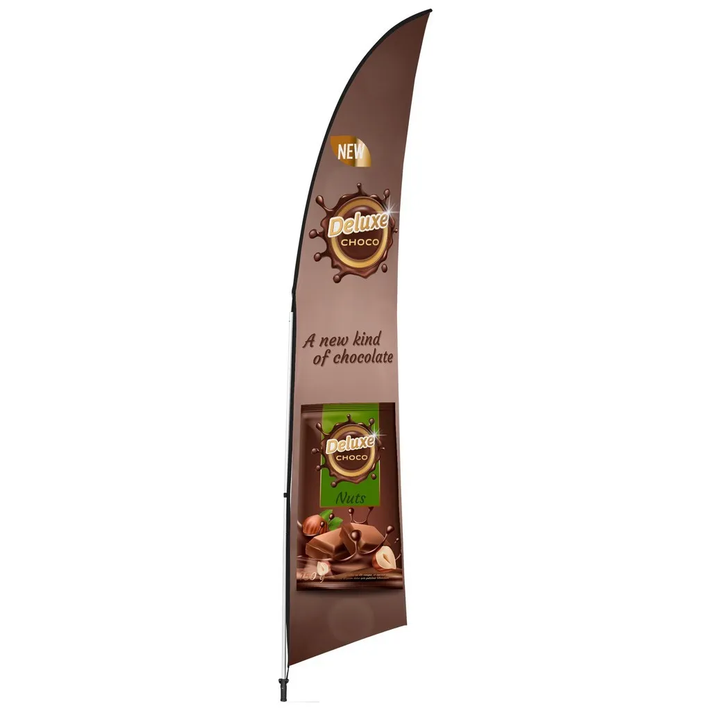 3m Arcfin Single Sided Flying Banner