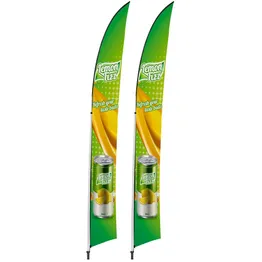 4m Arcfin Single Sided Flying Banner