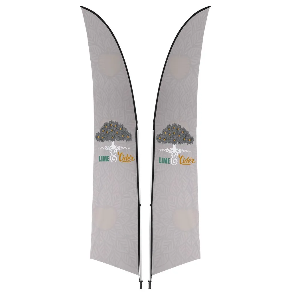 3m Arcfin Double Sided Flying Banner