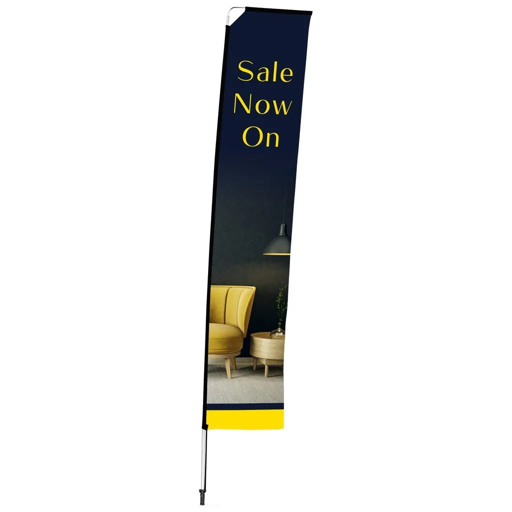 4m Telescopic Single Sided Flying Banner
