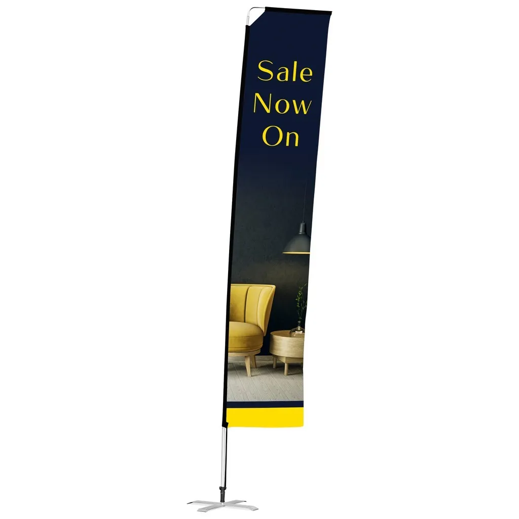 4m Telescopic Single Sided Flying Banner