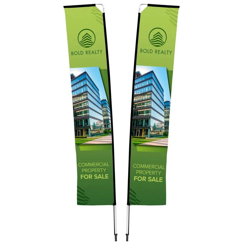 4m Telescopic Double Sided Flying Banner