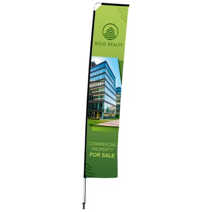 4m Telescopic Double Sided Flying Banner