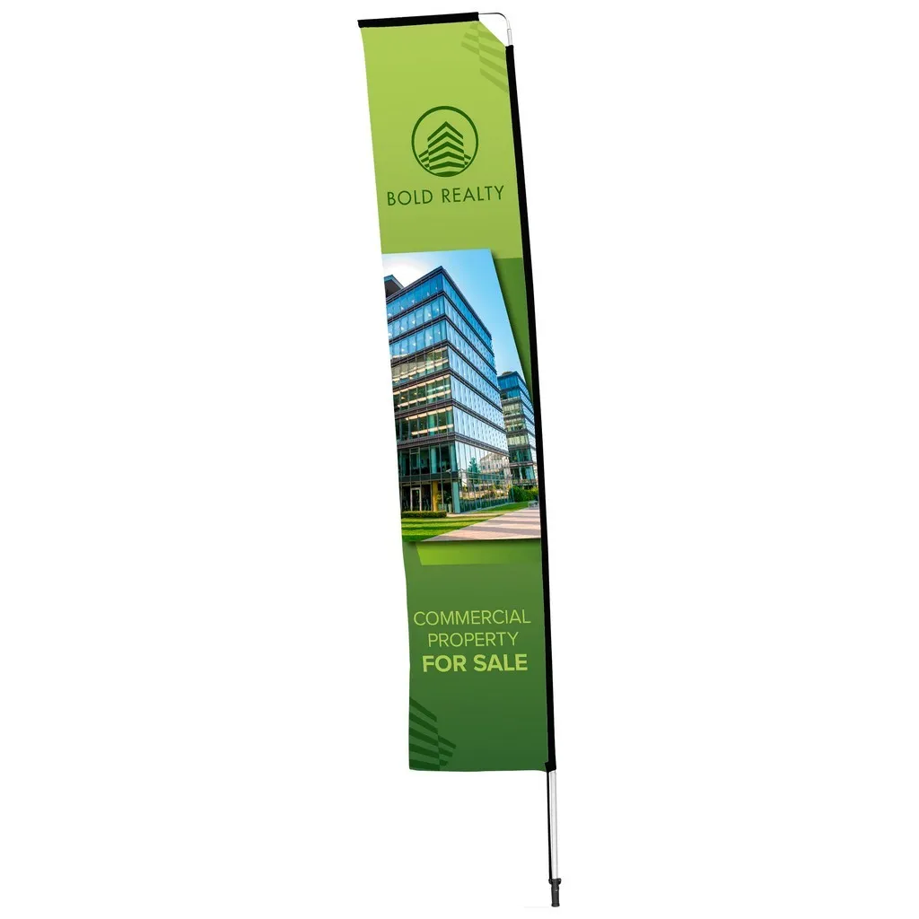 4m Telescopic Double Sided Flying Banner