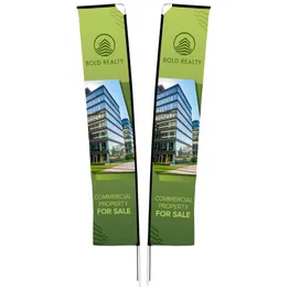 4m Telescopic Double Sided Flying Banner