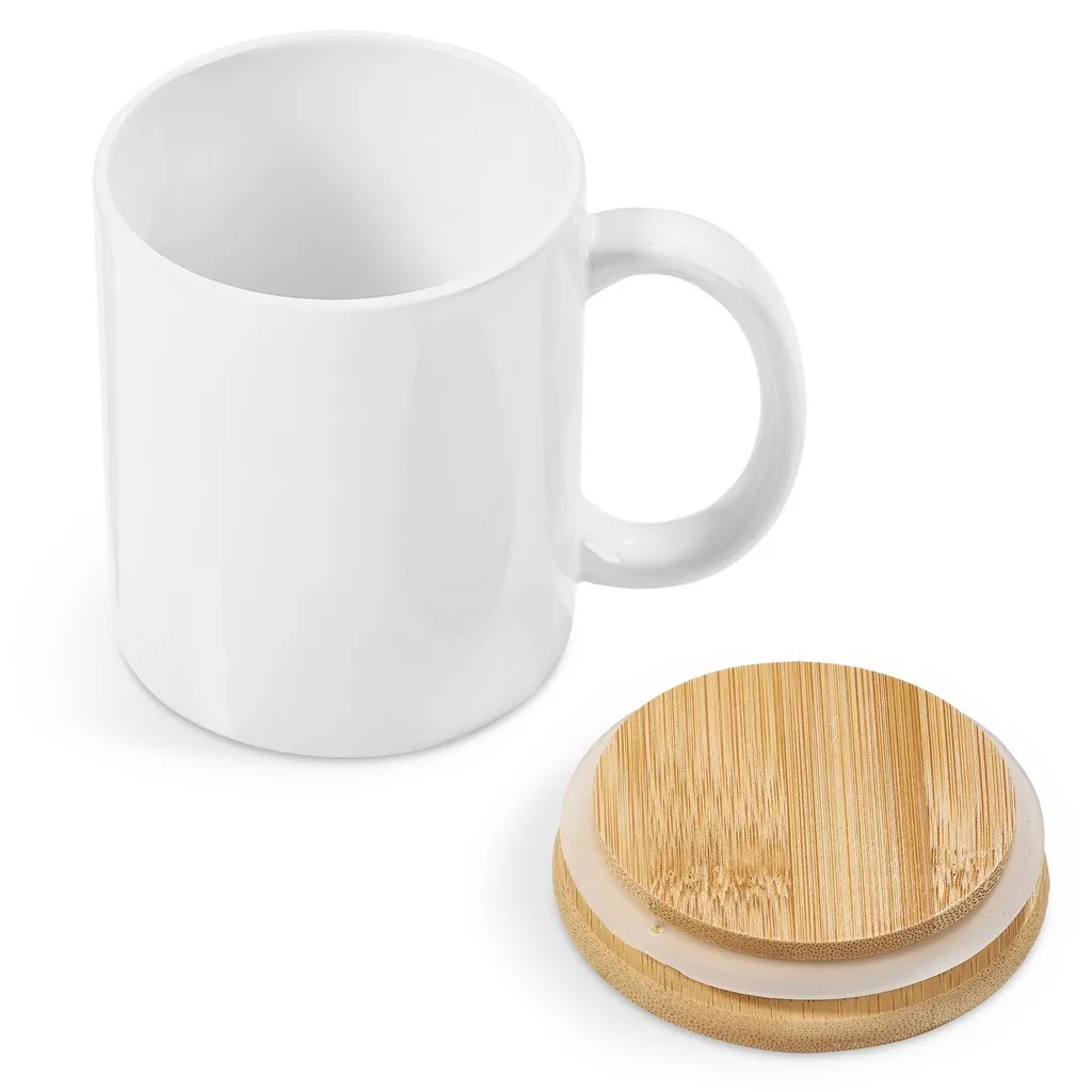Okiyo Sozo Bamboo And Ceramic Coffee Mug 330ml