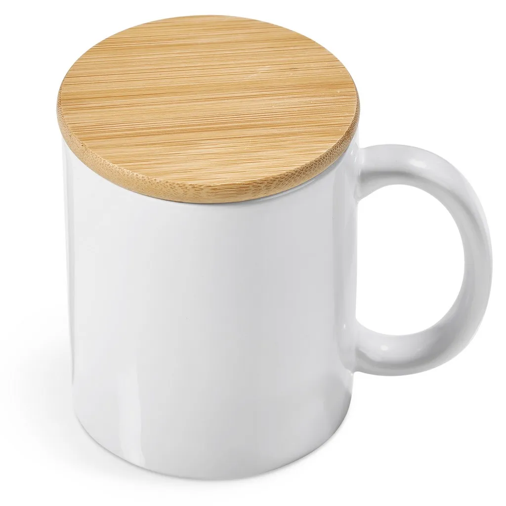 Okiyo Sozo Bamboo And Ceramic Coffee Mug 330ml