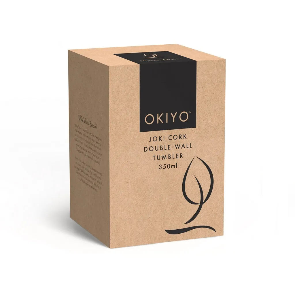 Okiyo Joki Cork And Wheat Straw Tumbler 350ml