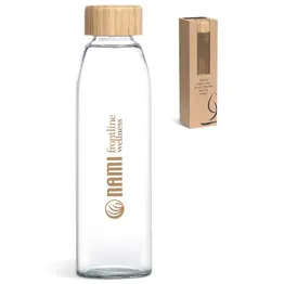 Okiyo Wabi Sabi Glass 500ml Water Bottle
