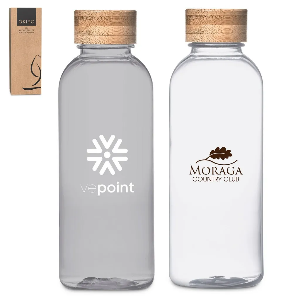 Okiyo Koi Recycled Pet Water Bottle 650ml