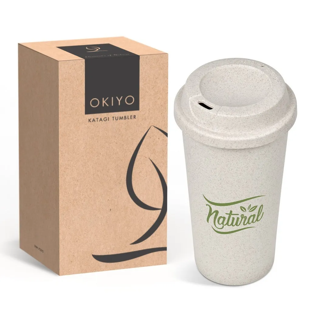 Okiyo Katagi Wheat Straw Tumbler 450ml