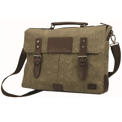 Canvas And Leather Briefcase