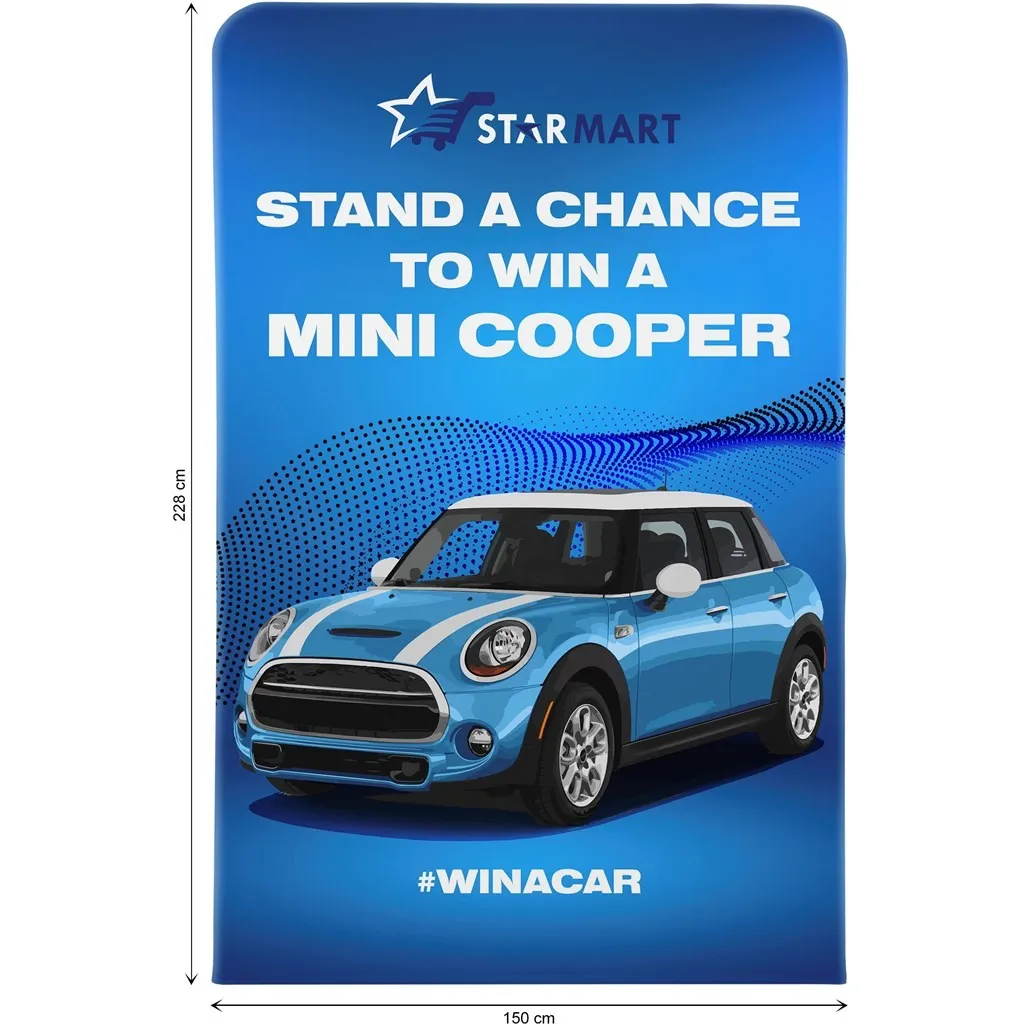 Double Sided Fabric Tube System Skin 1500