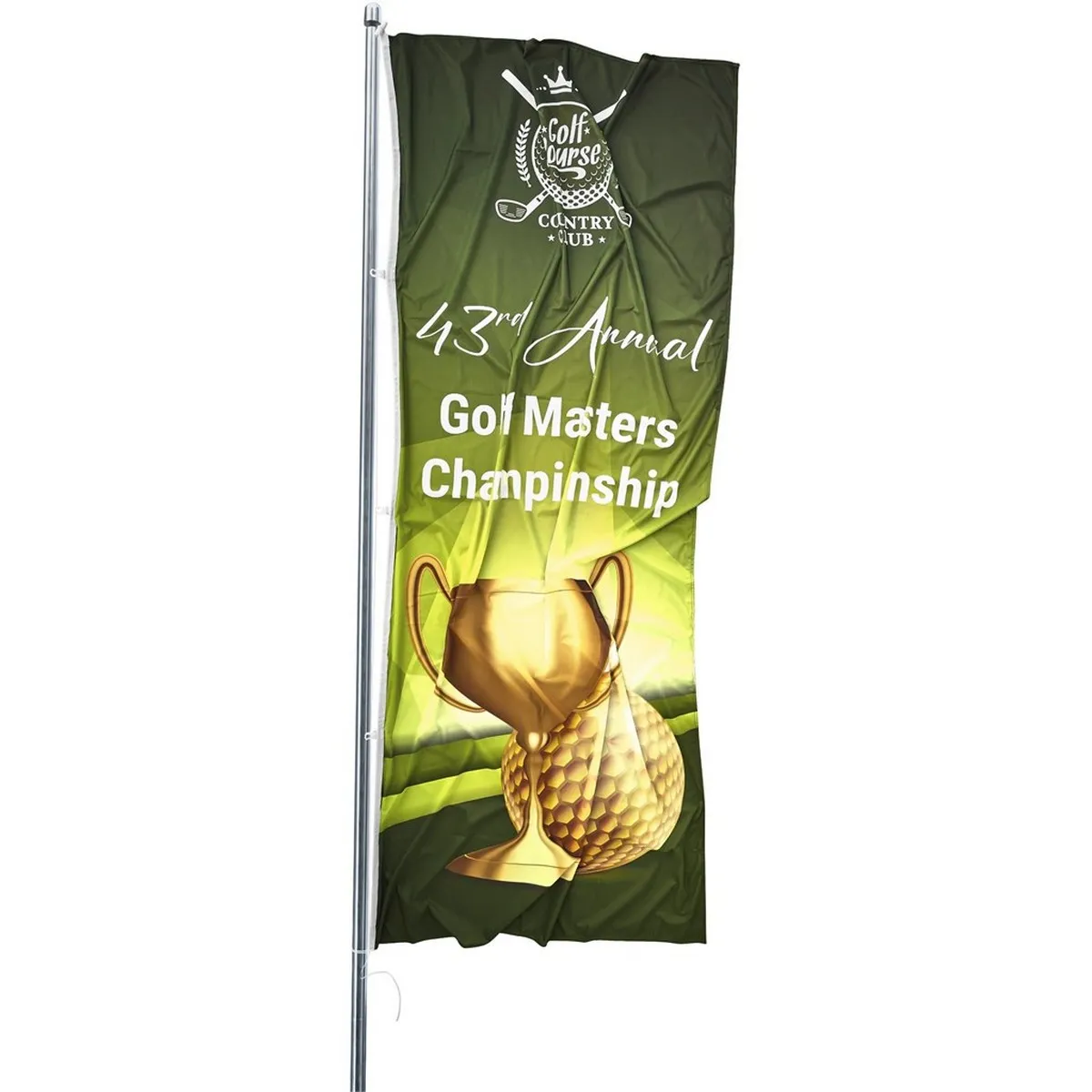 Champion Corporate Portrait Pole Flag 1300mm X 600