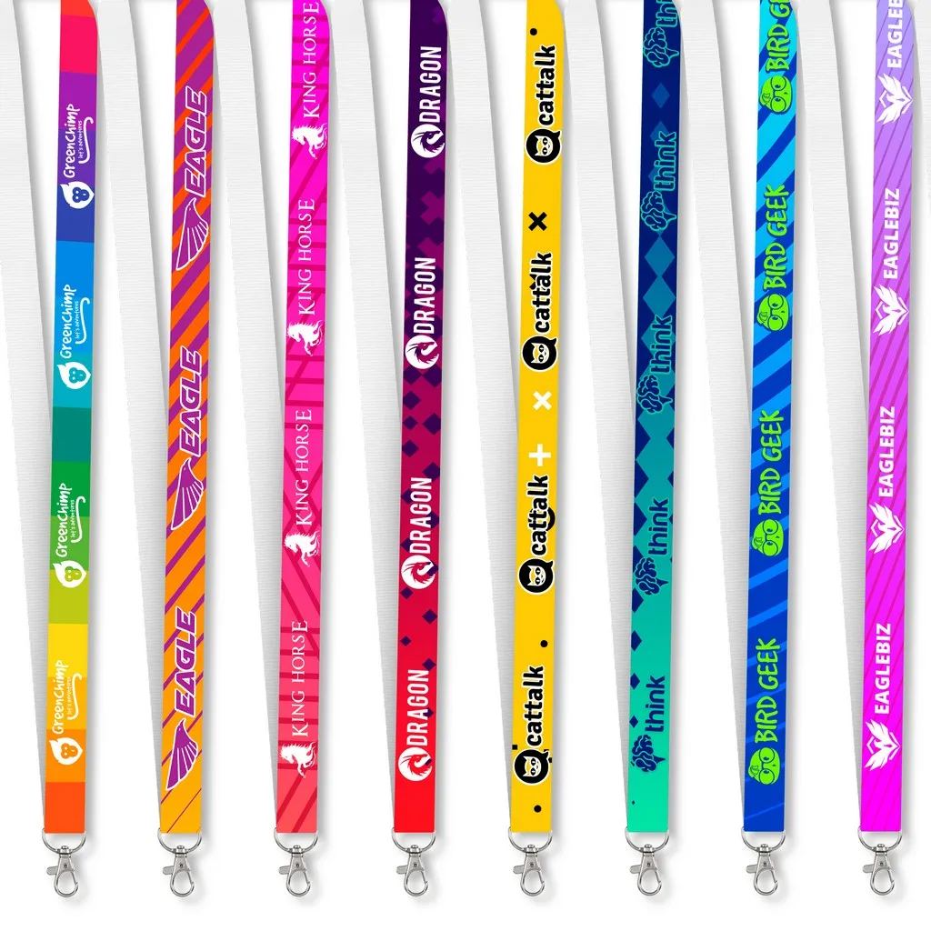 Snap Hook Clip Single Sided Petersham Lanyard