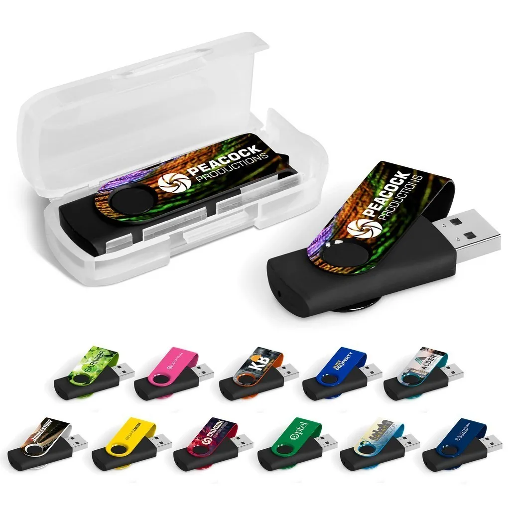 Axis Gyro Black Flash Drive 32GB