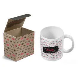 Blank Canvas Mug In Bianca Custom Gift Box