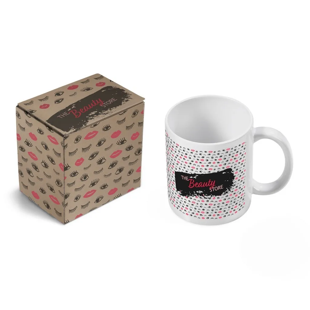 Blank Canvas Mug In Bianca Custom Gift Box