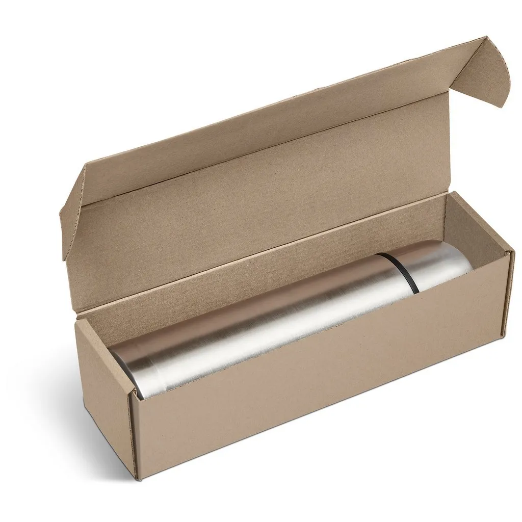 Consulate Flask In Bianca Custom Gift Box