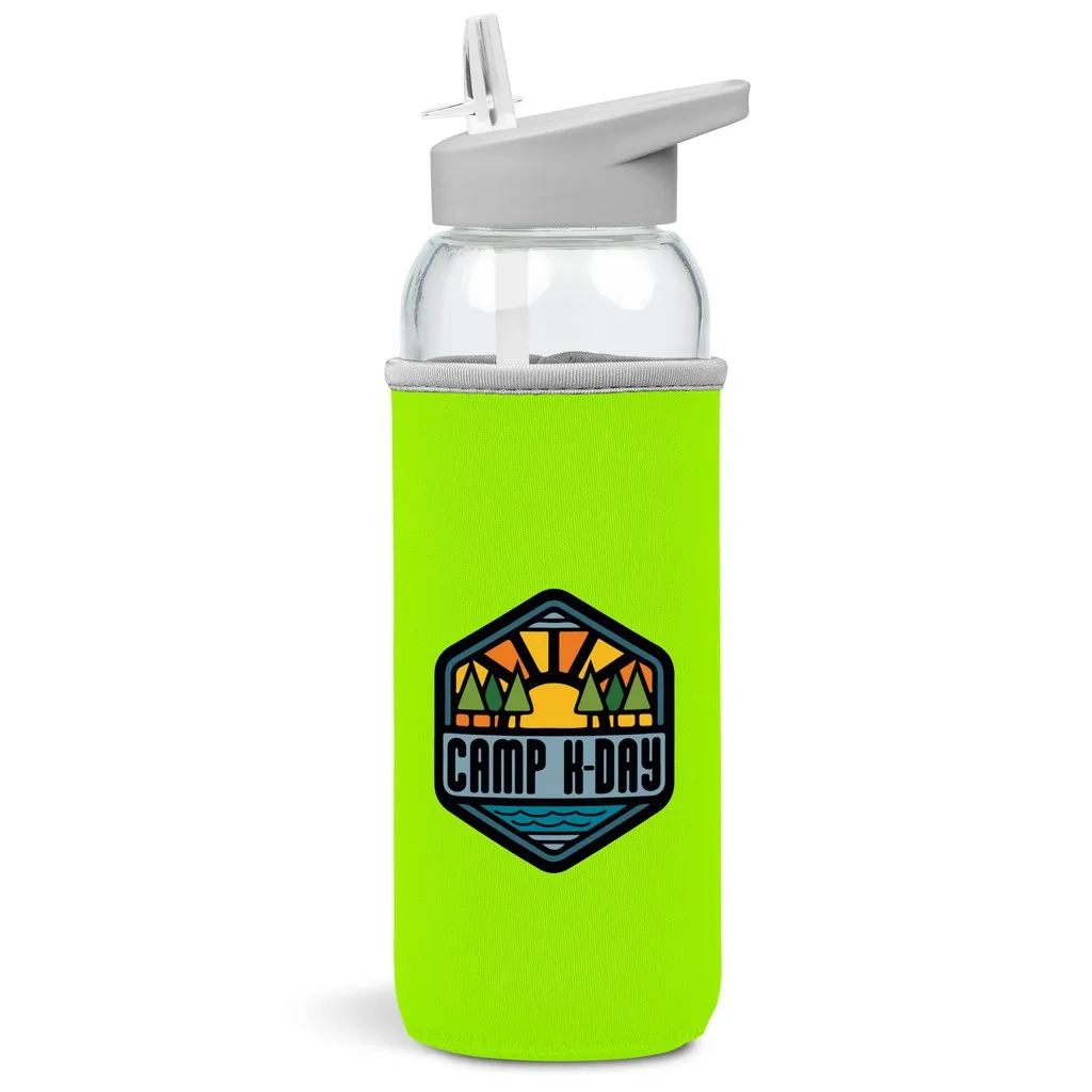 Kooshty Sipper Neo Glass Water Bottle 850ml