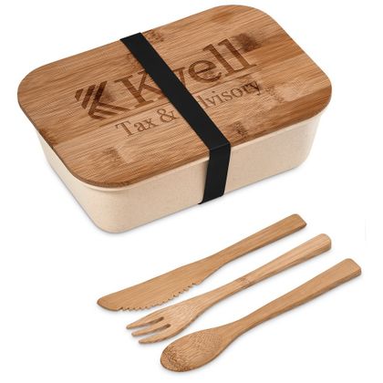 Kooshty Natura Plus Bamboo Fibre Lunch Box Set