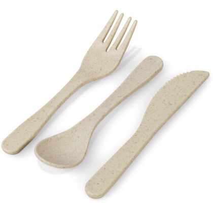Okiyo Heiki Wheat Straw Cutlery Set