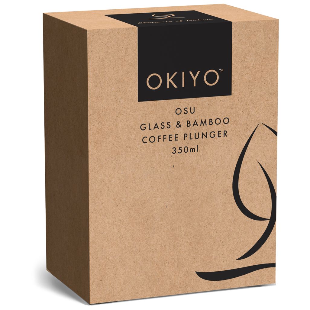 Okiyo Osu Glass And Bamboo Coffee Plunger