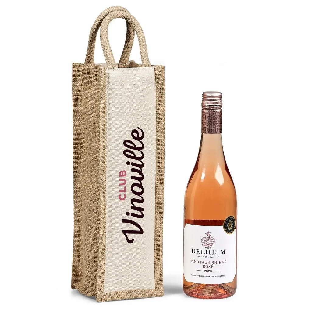 Okiyo Inshu Jute And Wine Tote