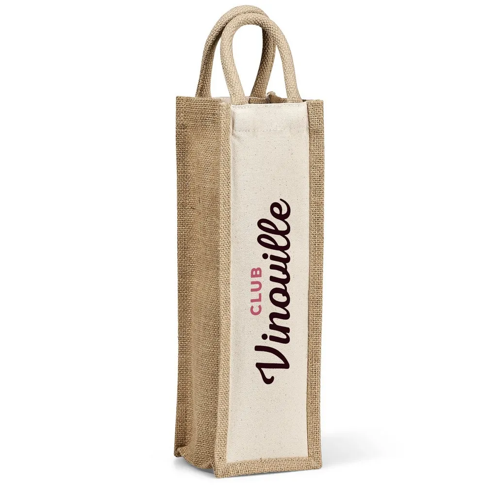 Okiyo Inshu Jute And Wine Tote