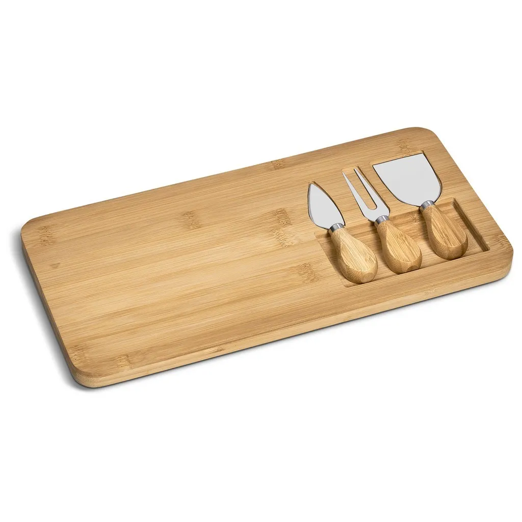 Okiyo Chizu Bamboo Cheese Board Set