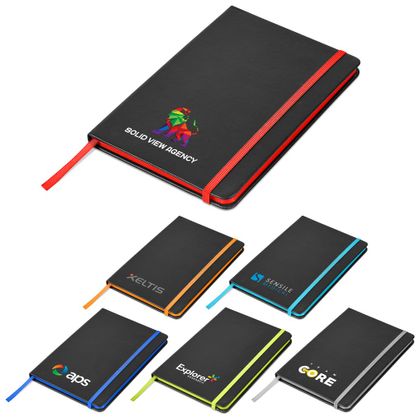 Colour Edge A5 Hard Cover Notebook