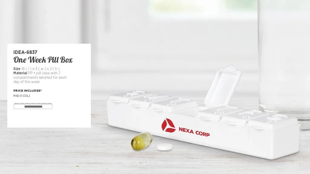 Altitude Emery Weekly Pill Box