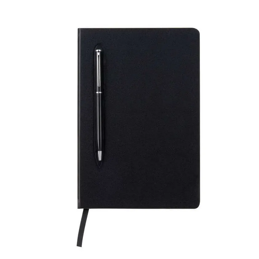 Campina Giftology A5 Hard Cover Notebook Metal Pen