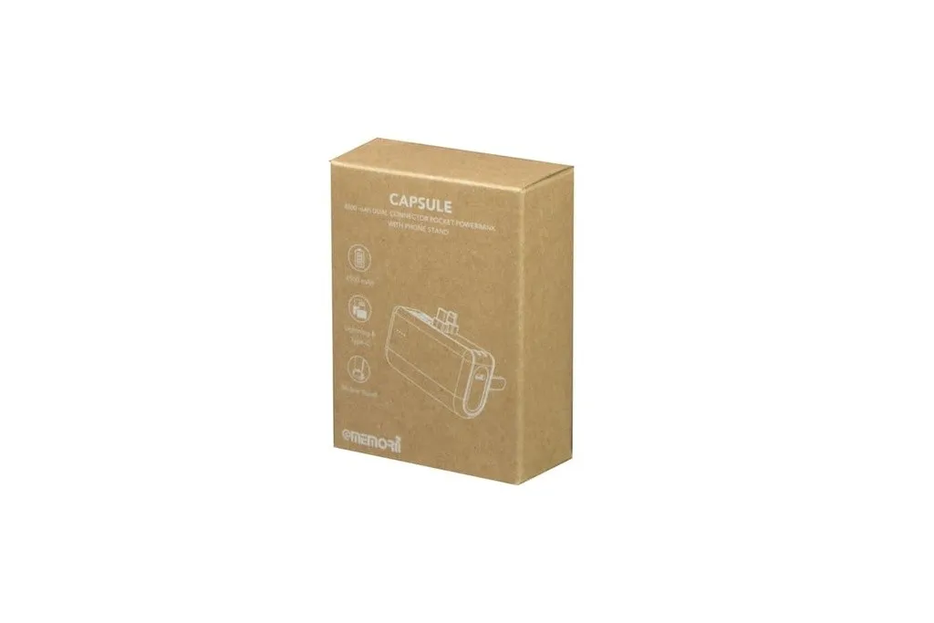 Capsule 4500mAh Powerbank Cable and Phone Stand