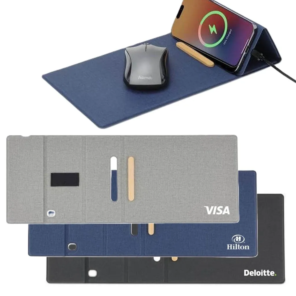 Blace 15W Wireless Mousepad And Desk Organizer