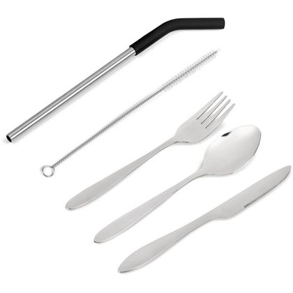 Kooshty Safari Cutlery And Straw Set
