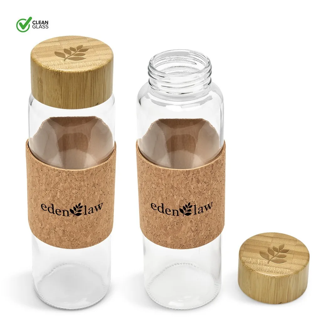 Kooshty Bamboost Glass Water Bottle 700ml